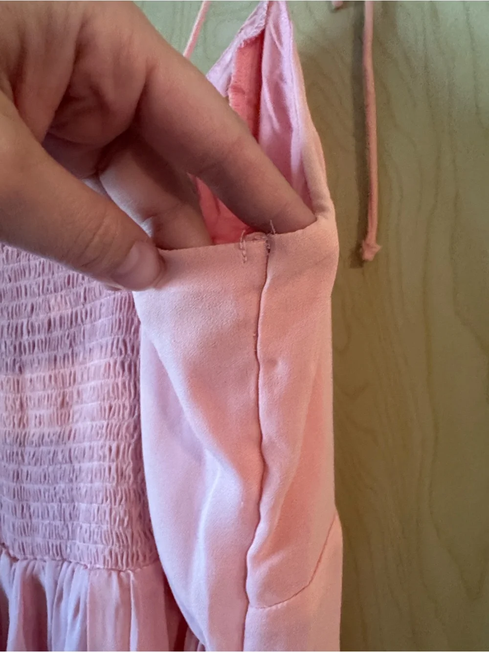 Abercrombie & Fitch Pink Spaghetti-Strap Maxi Dress